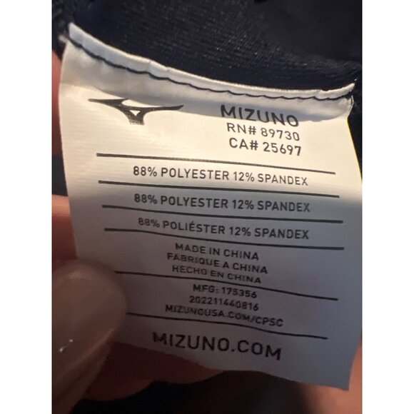 Mizuno Youth L Volleyball Sleeveless Shirt Navy Blue Athletic Top 2023 Catalog - Picture 6 of 8